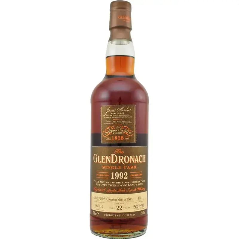 Glendronach 22 Years Old 1992 Single Cask - Batch 10 Nr.199