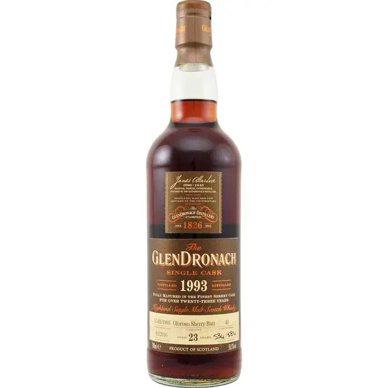 Glendronach 23 Years Old 1993 Single Cask - Batch 13 Nr.40