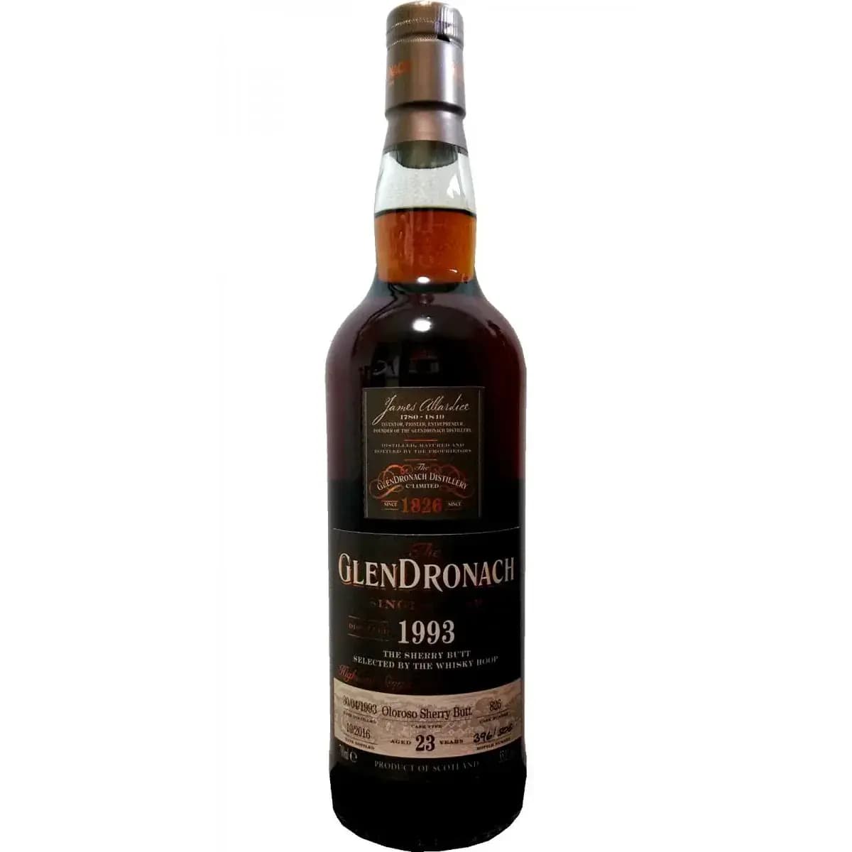 Glendronach 23 Years Old 1993 Single Cask Nr.826