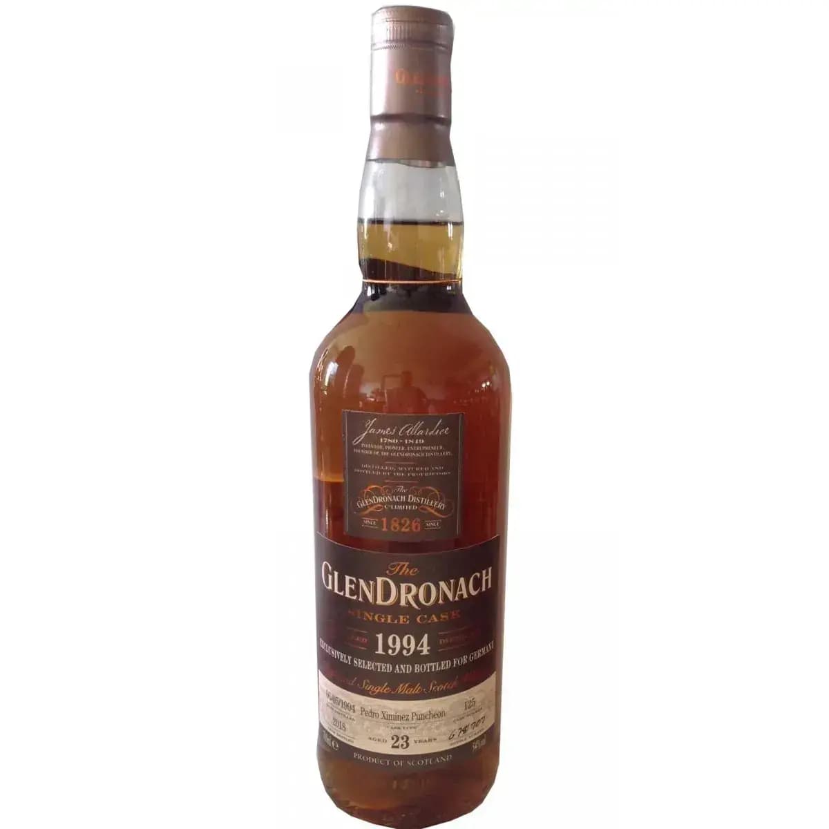 Glendronach 23 Years Old 1994 Single Cask Nr.125
