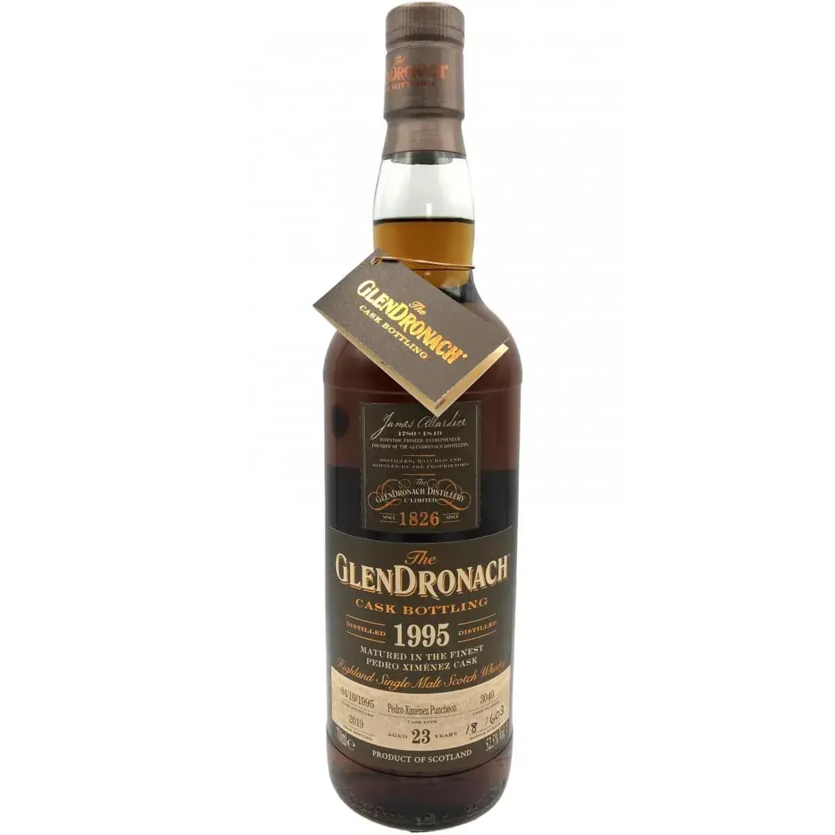 Glendronach 23 Years Old 1995 Cask Bottling - Batch 17 Nr.3040