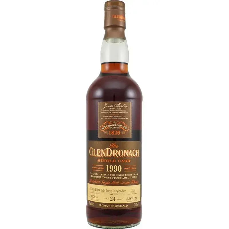 Glendronach 24 Years Old 1990 Single Cask - Batch 11 Nr.1020