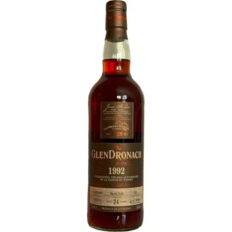 Glendronach 24 Years Old 1992 Single Cask Nr.102