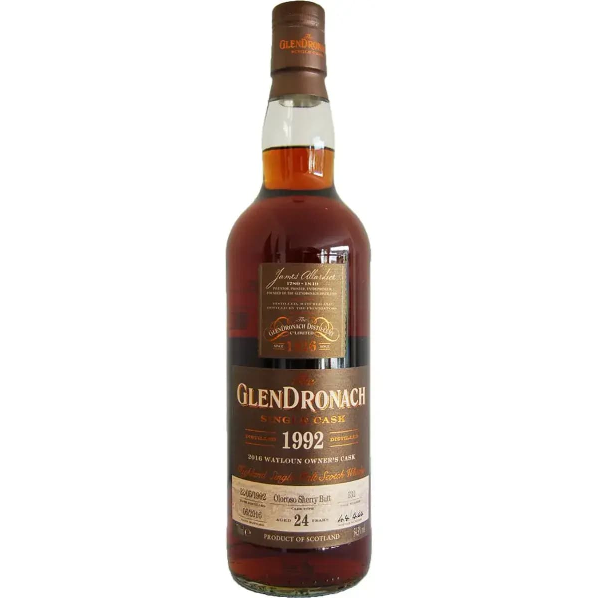 Glendronach 24 Years Old 1992 Single Cask Nr.131