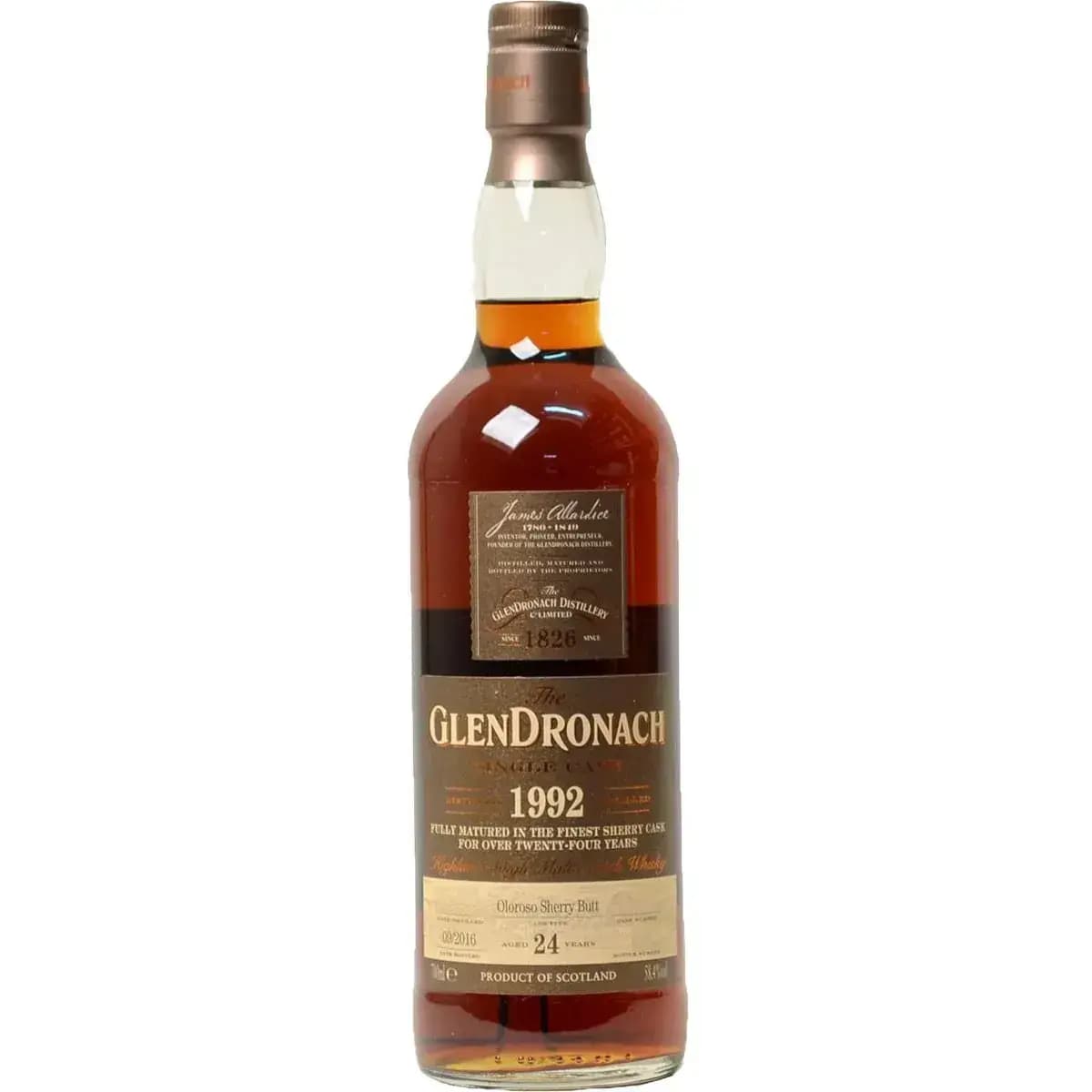 Glendronach 24 Years Old 1992 Single Cask Nr.132