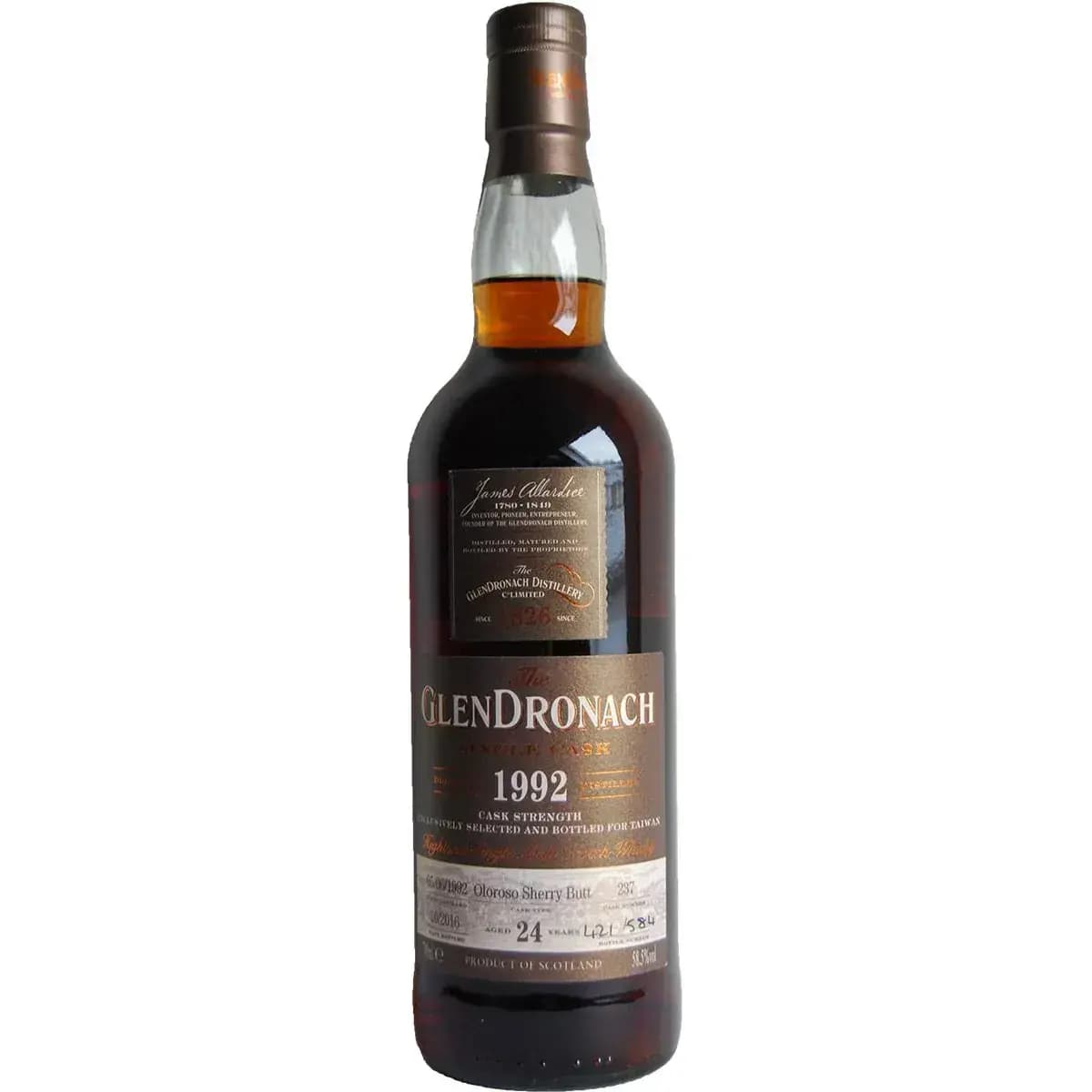 Glendronach 24 Years Old 1992 Single Cask Nr.237