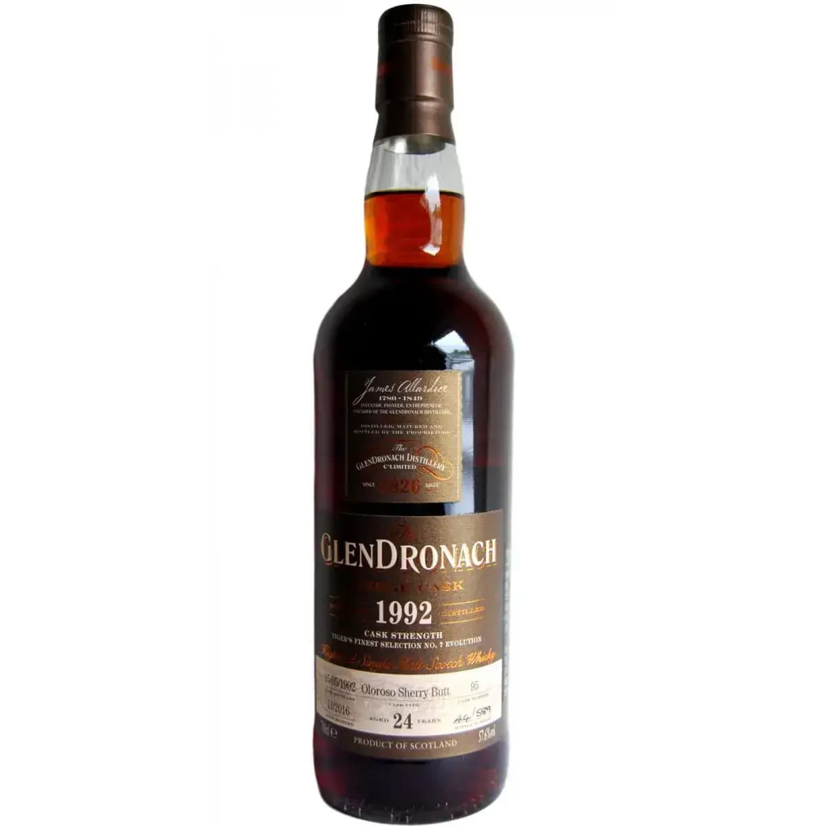 Glendronach 24 Years Old 1992 Single Cask Nr.95