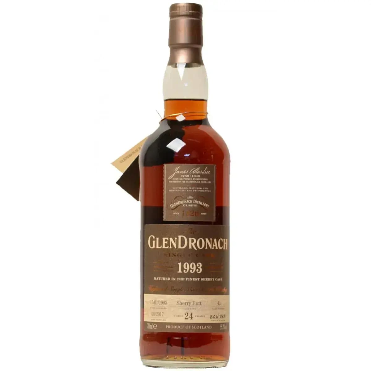 Glendronach 24 Years Old 1993 Single Cask - Batch 15 Nr.43