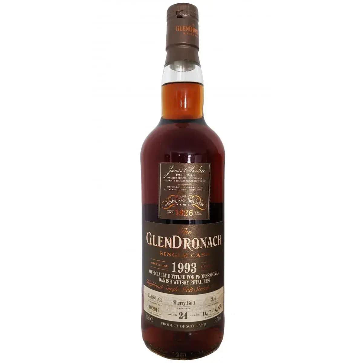 Glendronach 24 Years Old 1993 Single Cask Nr.394