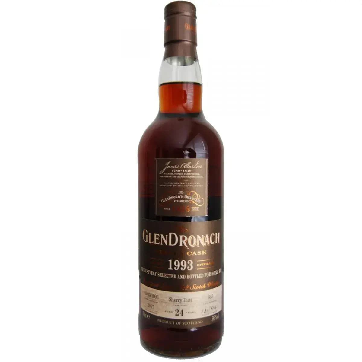 Glendronach 24 Years Old 1993 Single Cask Nr.663