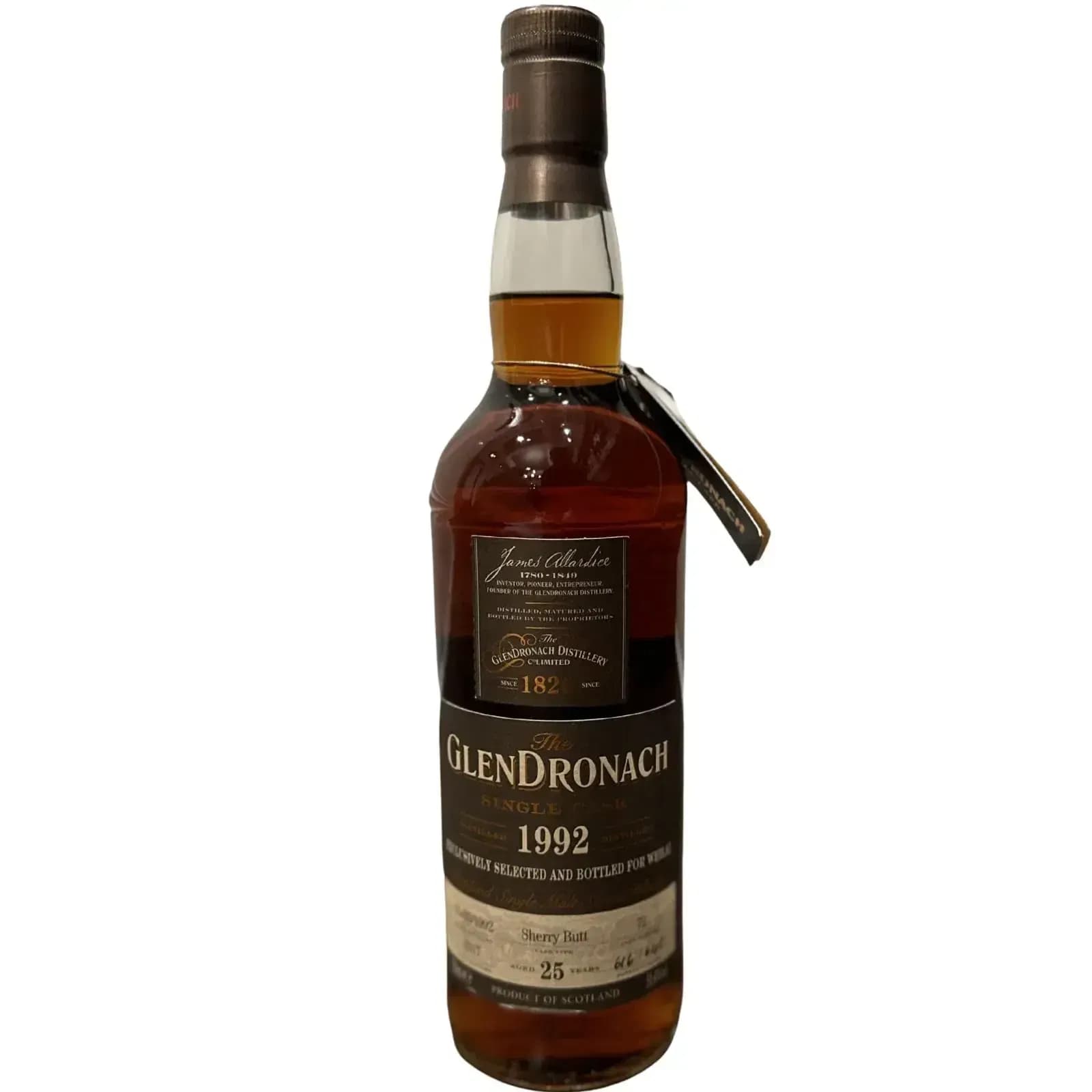 Glendronach 25 Years Old 1992 Single Cask Nr.72