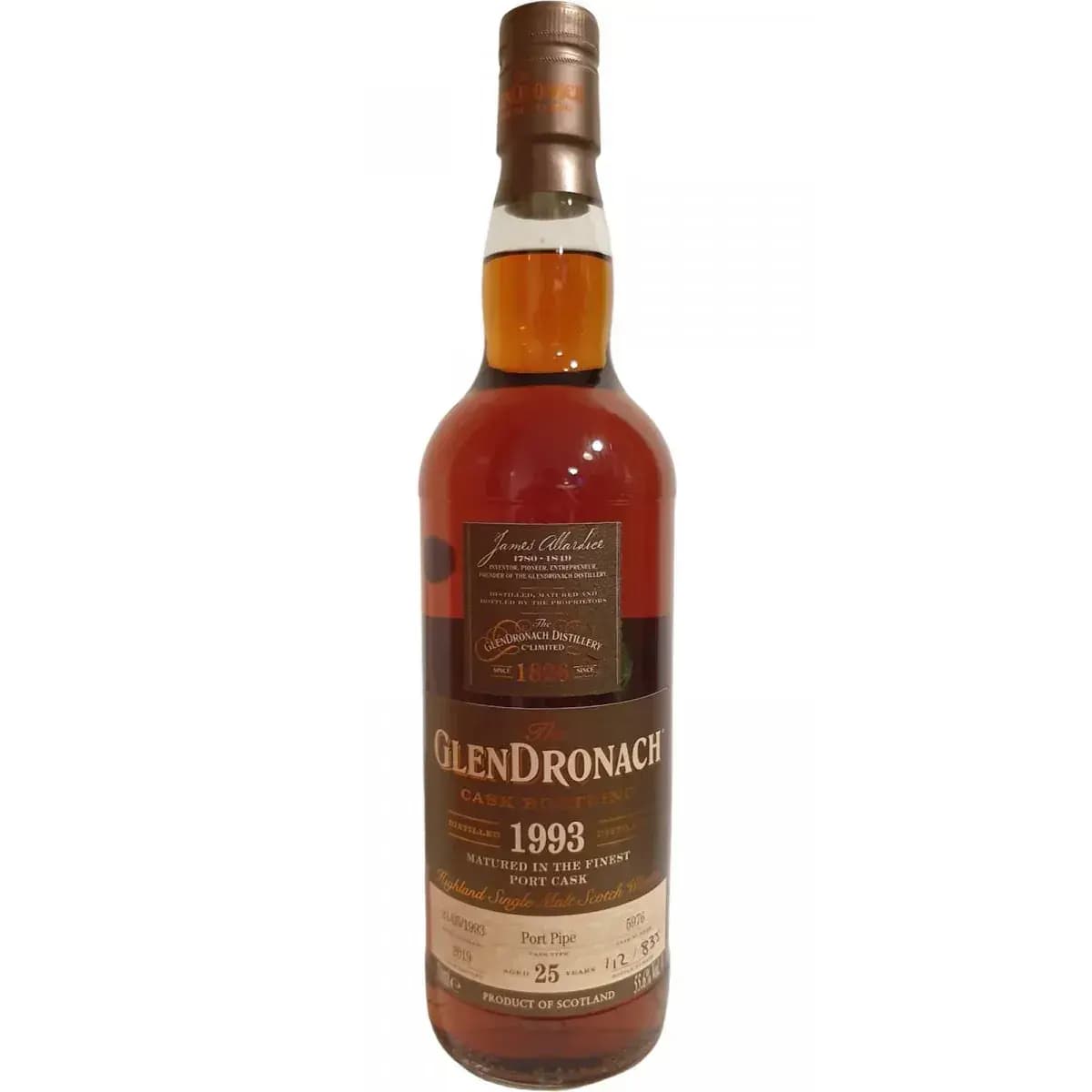 Glendronach 25 Years Old 1993 Cask Bottling - Batch 17 Cask Nr.5976