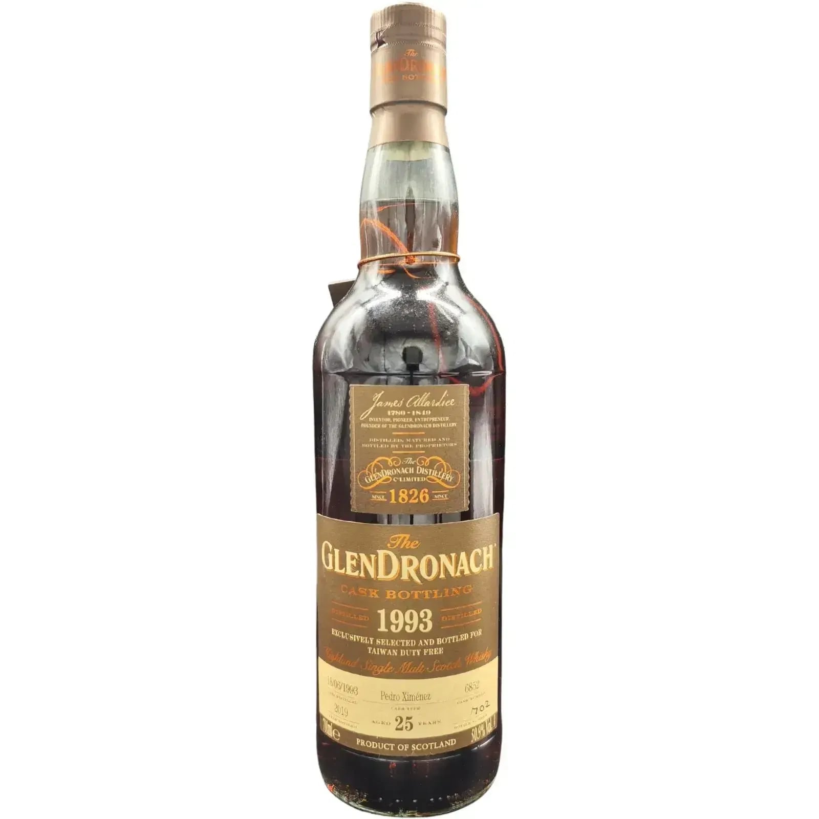 Glendronach 25 Years Old 1993 Cask Bottling Nr.6852