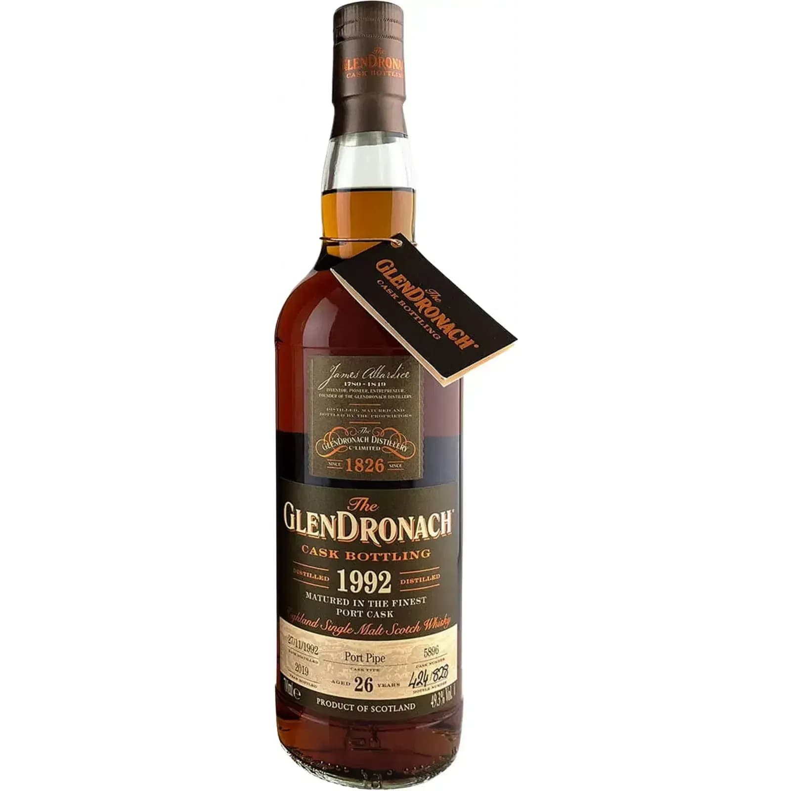 Glendronach 26 Years Old 1992 Cask Bottling - Batch 17 Cask Nr.5896