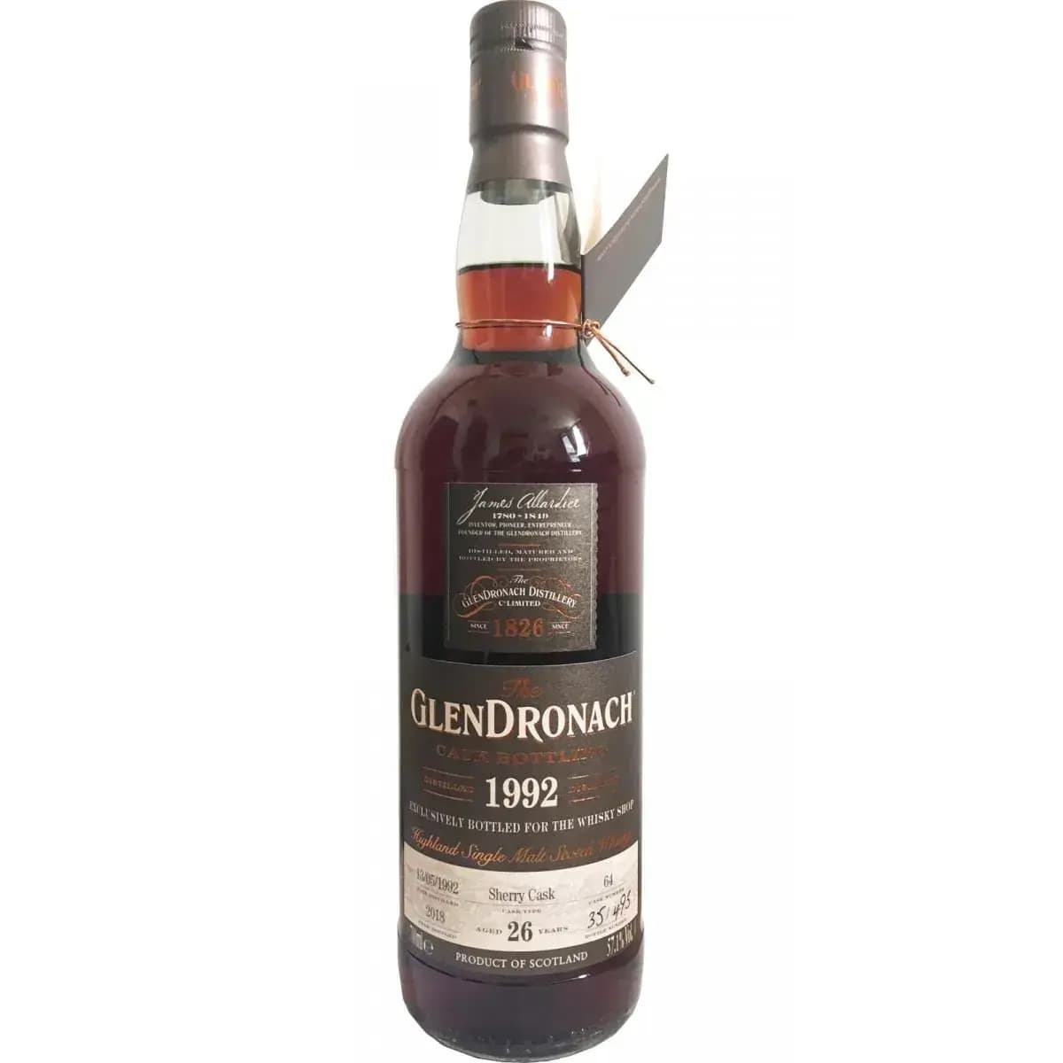 Glendronach 26 Years Old 1992 Cask Bottling Nr.64