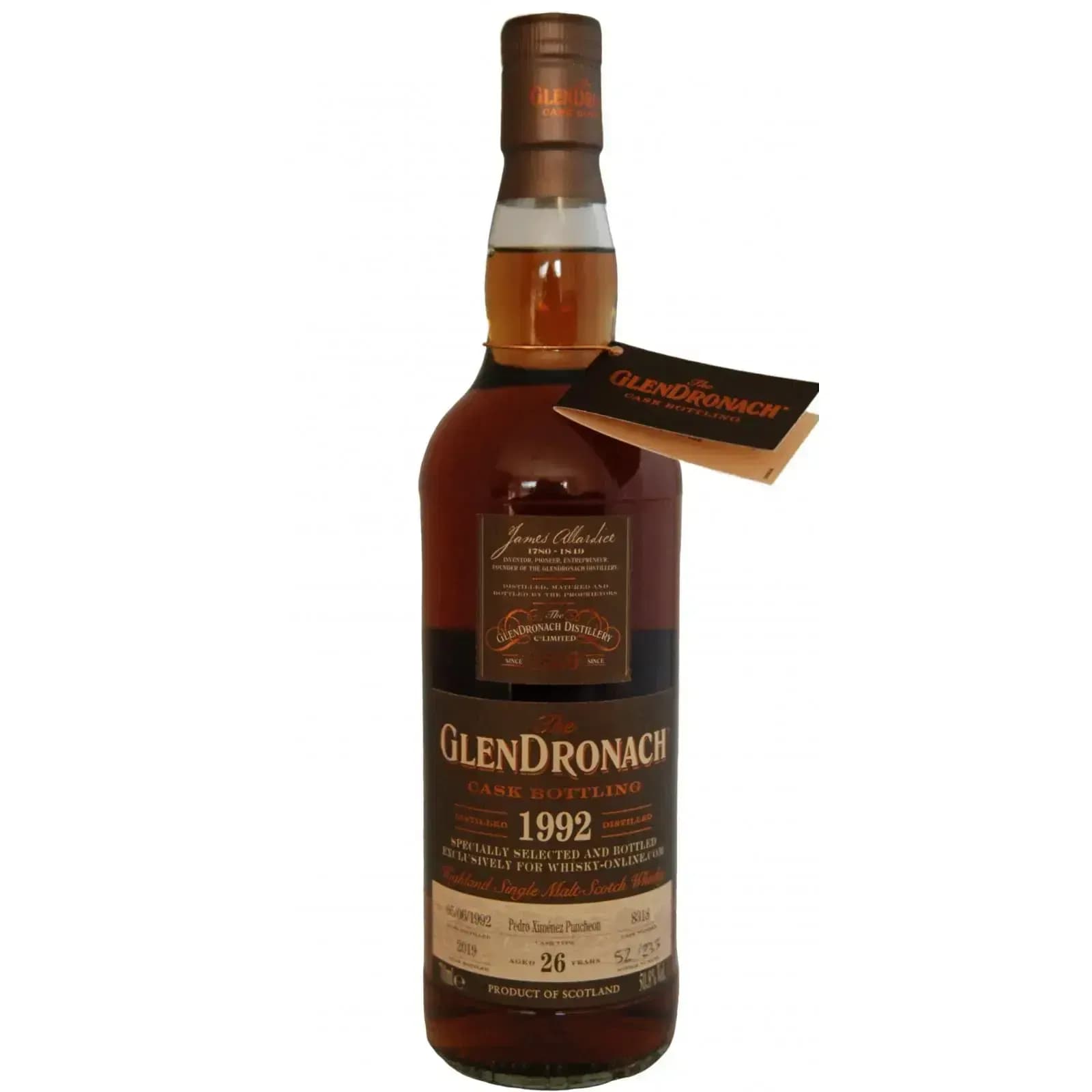 Glendronach 26 Years Old 1992 Cask Bottling Nr.8318