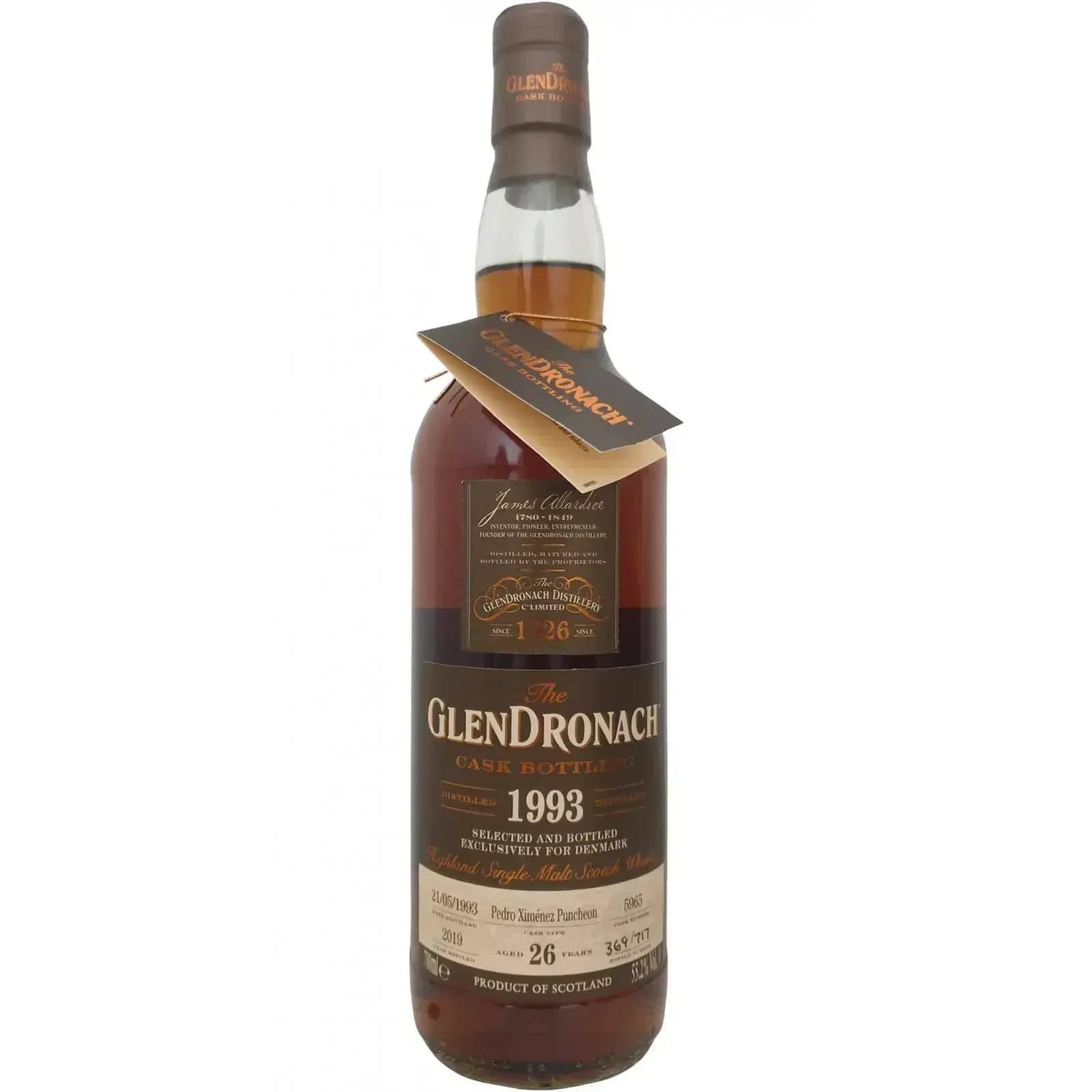 Glendronach 26 Years Old 1993 Cask Bottling Nr.5965