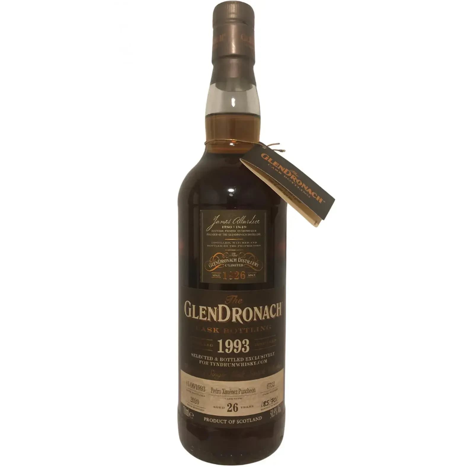 Glendronach 26 Years Old 1993 Cask Bottling Nr.6732