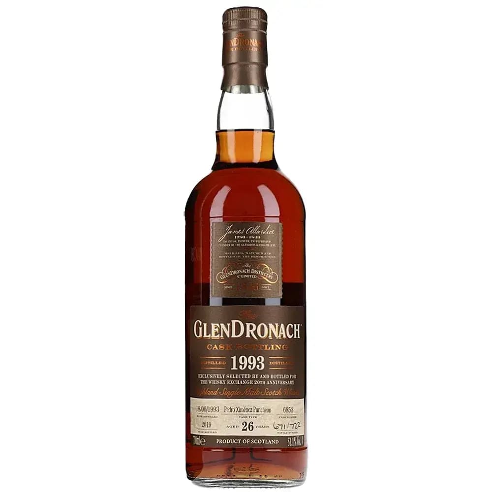 Glendronach 26 Years Old 1993 Cask Bottling Nr.6853