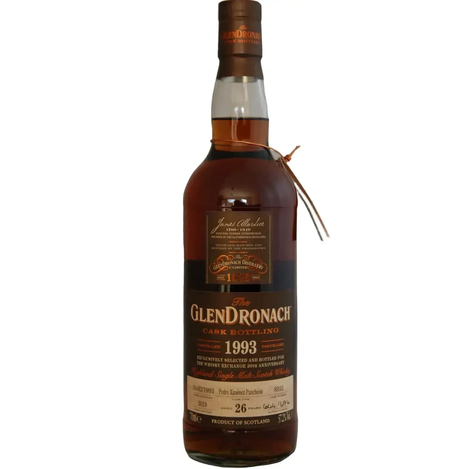 Glendronach 26 Years Old 1993 Cask Bottling Nr.8933
