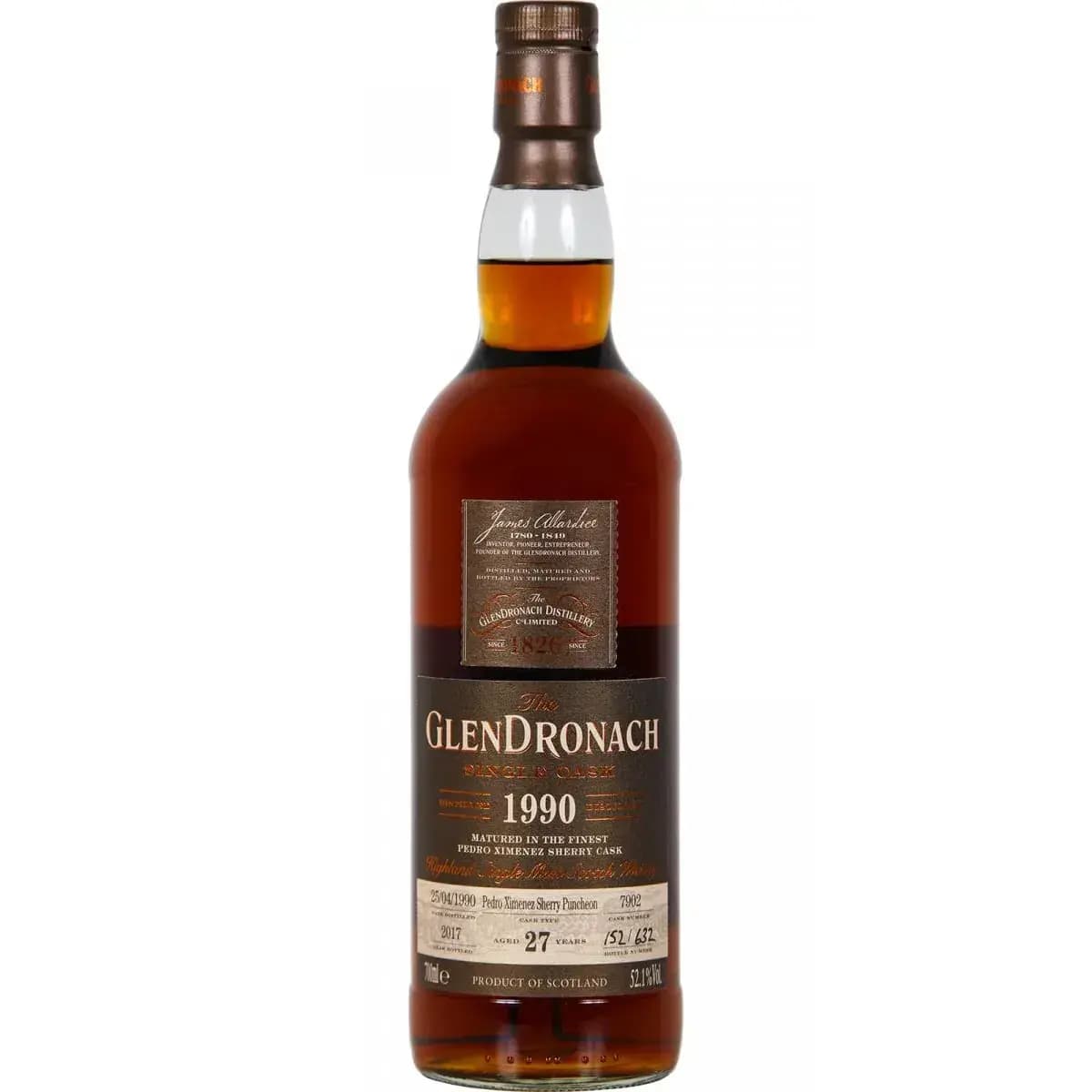 Glendronach 27 Years Old 1990 Single Cask - Batch 16 Nr.7902
