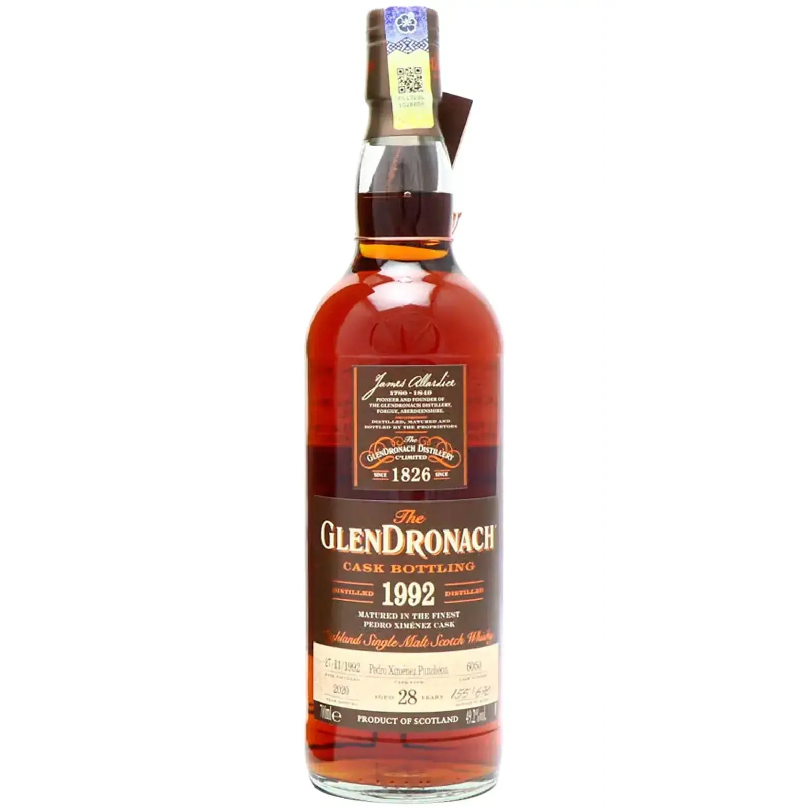 Glendronach 28 Years Old 1992 Cask Bottling Nr.6050