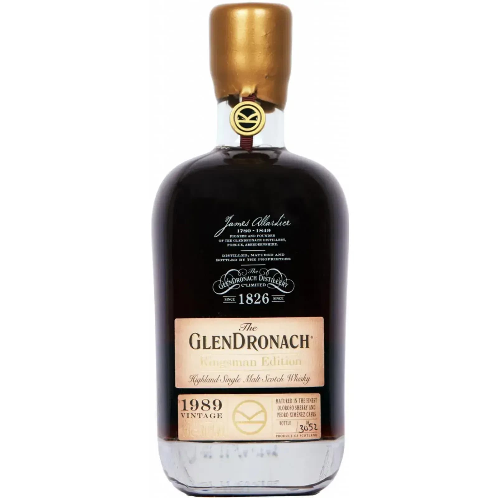 Glendronach 29 Years Old 1989 Kingsman Edition