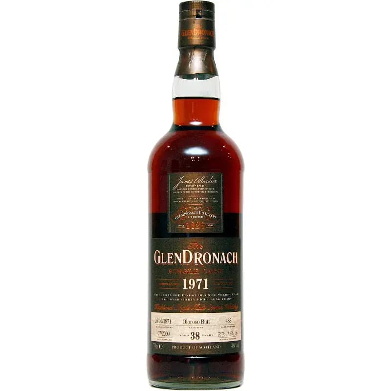 Glendronach 38 Years Old 1971 Single Cask - Batch 1 Nr.483