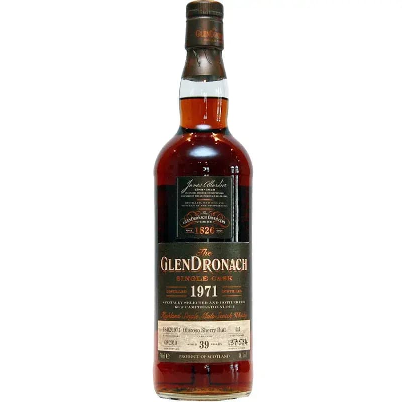 Glendronach 39 Years Old 1971 Single Cask Nr.441