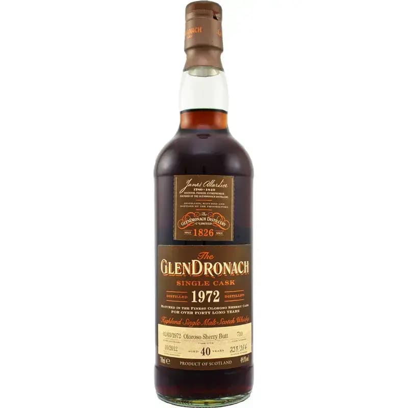 Glendronach 40 Years Old 1972 Single Cask - Batch 7 Nr.710