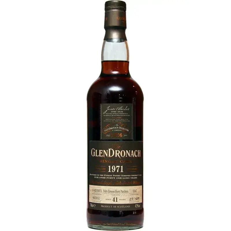 Glendronach 41 Years Old 1971 Single Cask - Batch 6 Nr.1247