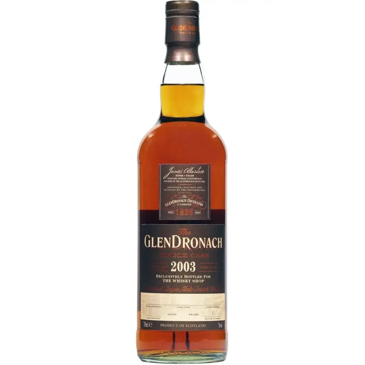 Glendronach 9 Years Old 2003 Single Cask Nr.5555