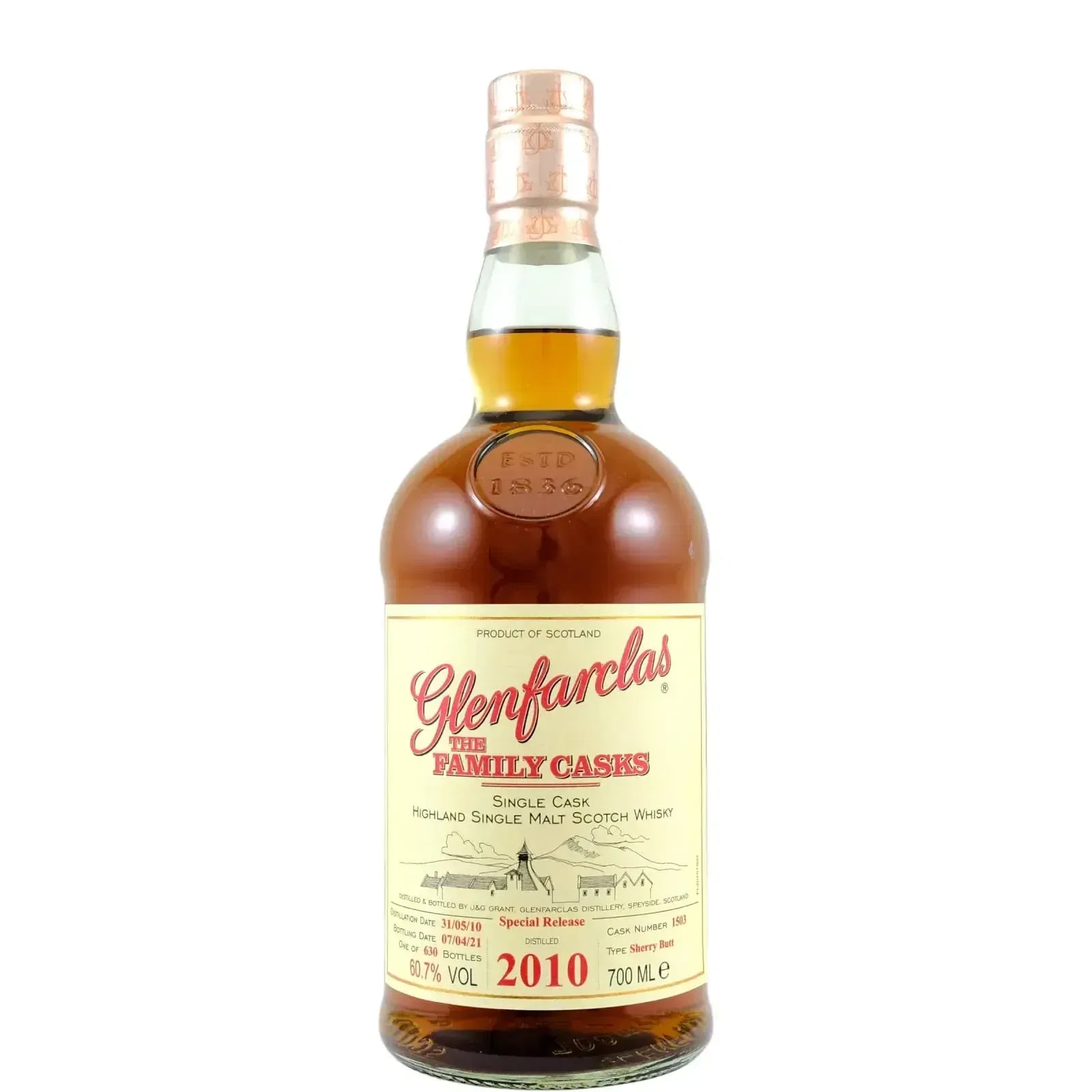 Glenfarclas 10 Years Old 2010 Cask Nr.1503