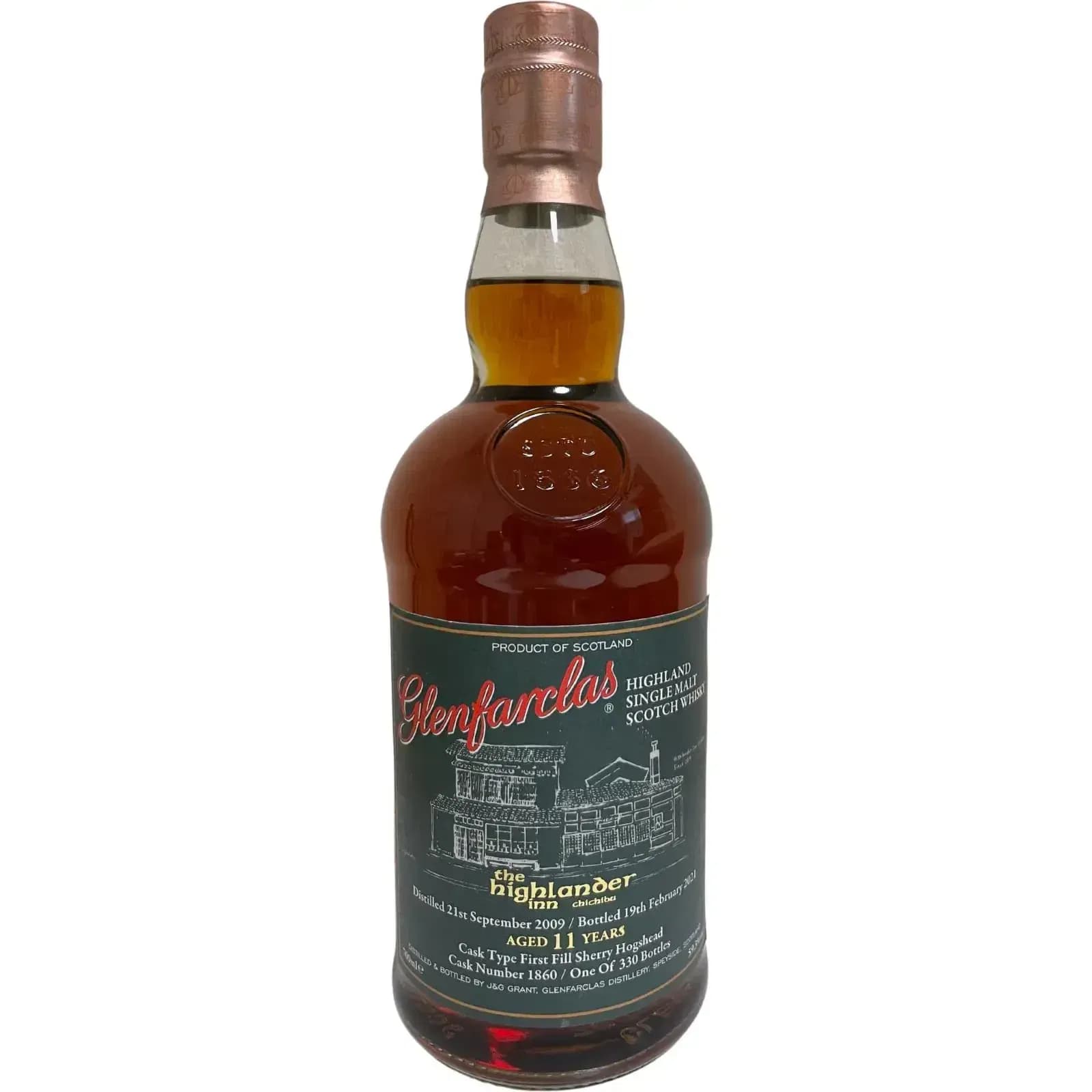 Glenfarclas 11 Years Old 2009 Cask Nr.1860