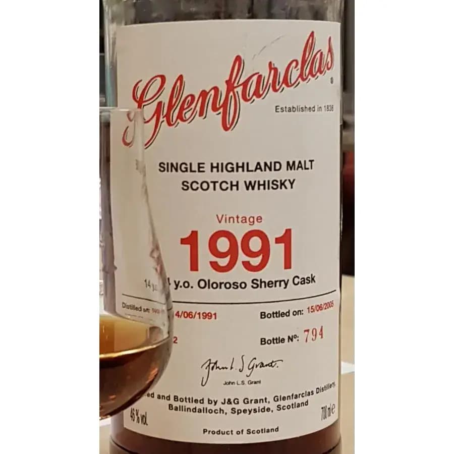 Glenfarclas 14 Years Old 1991 Cask Nr.5622