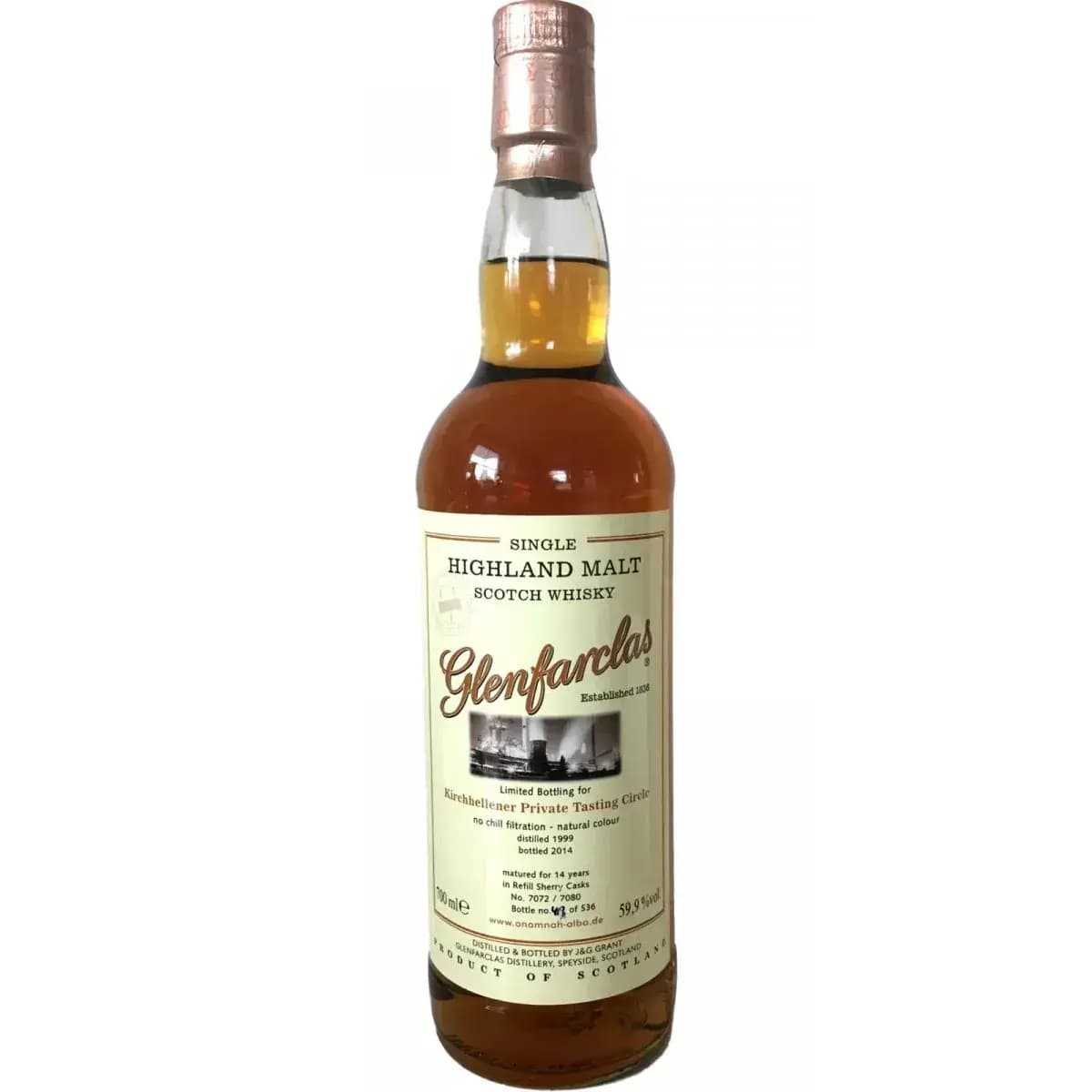 Glenfarclas 14 Years Old 1999 Cask Nr.7072 + 7080