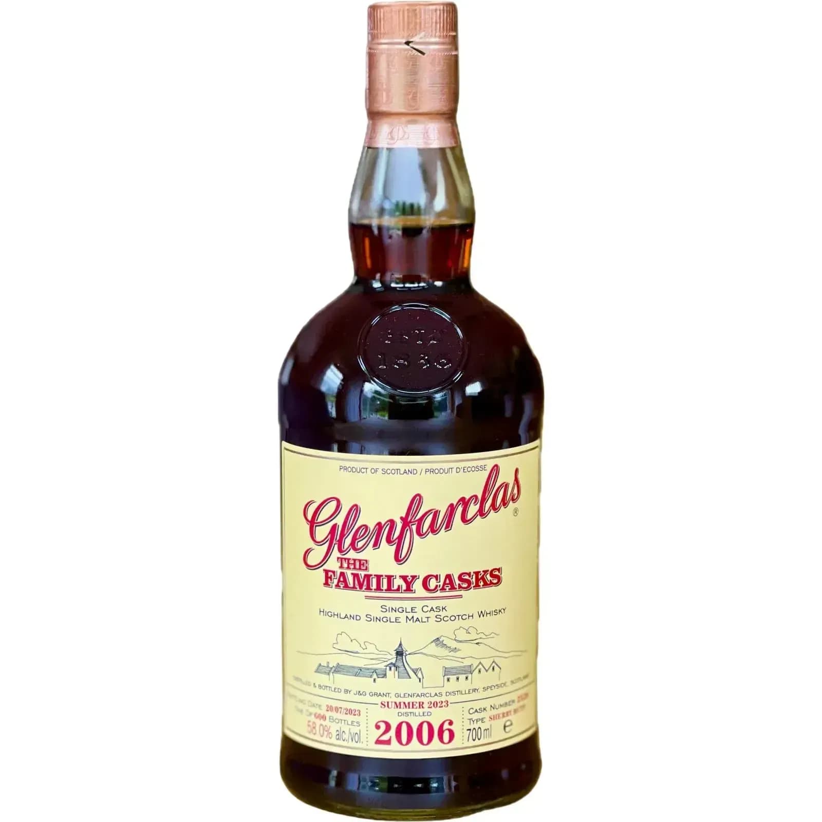 Glenfarclas 16 Years Old 2006 The Family Casks Cask No. 2528