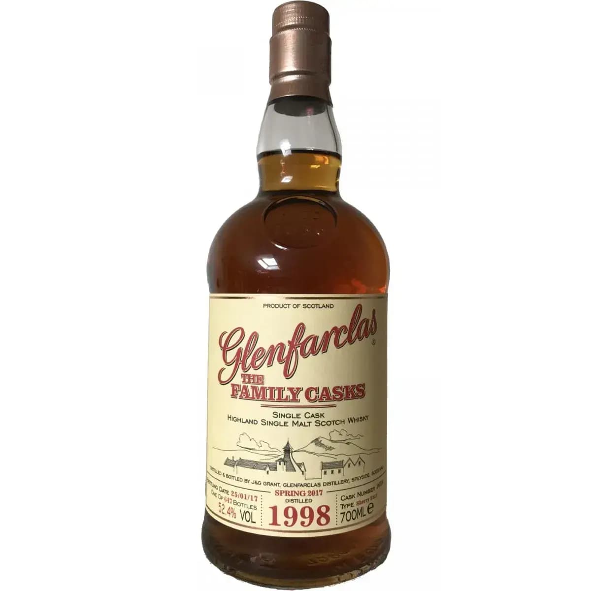 Glenfarclas 18 Years Old 1998 Cask Nr.1698