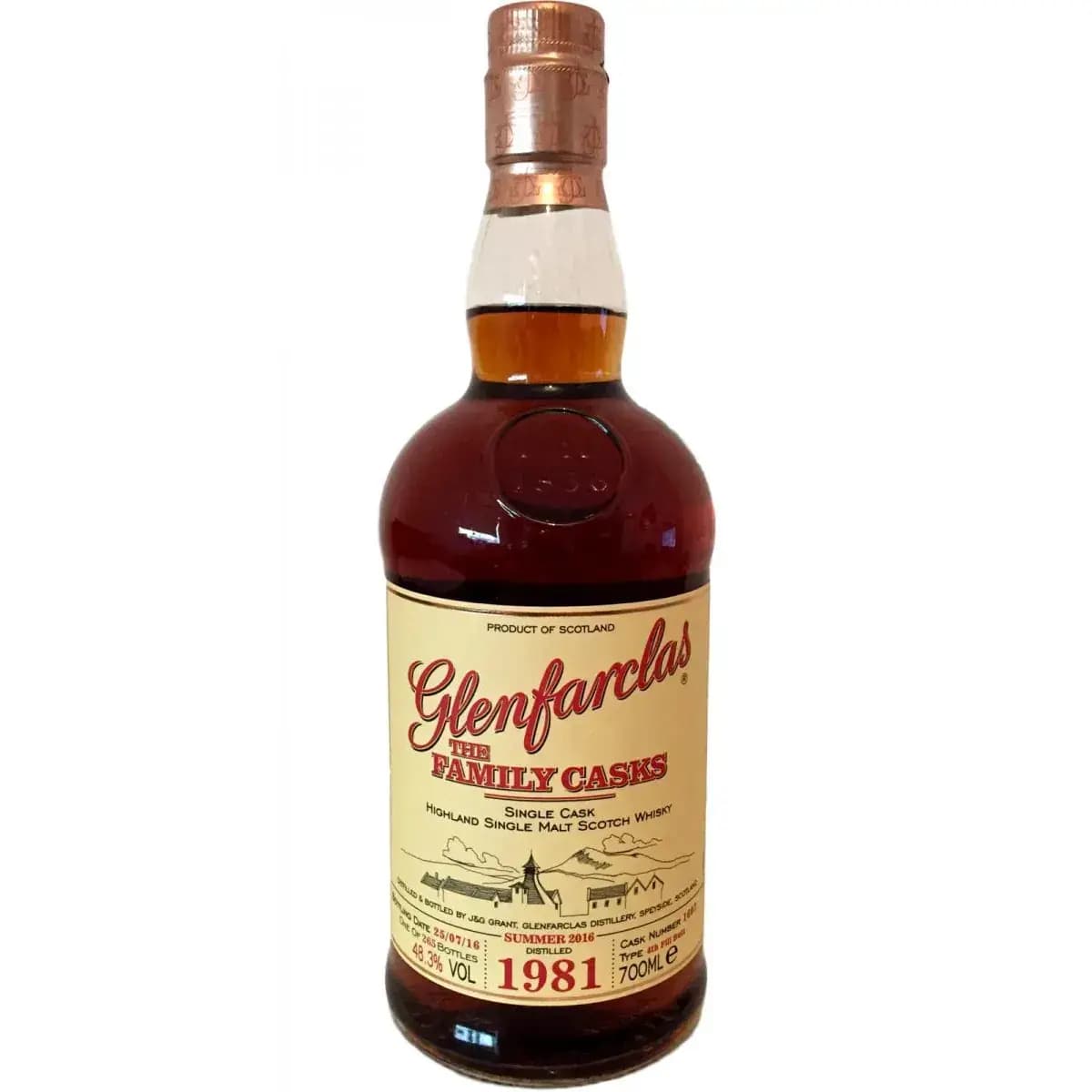 Glenfarclas 1981 Cask Nr.1607