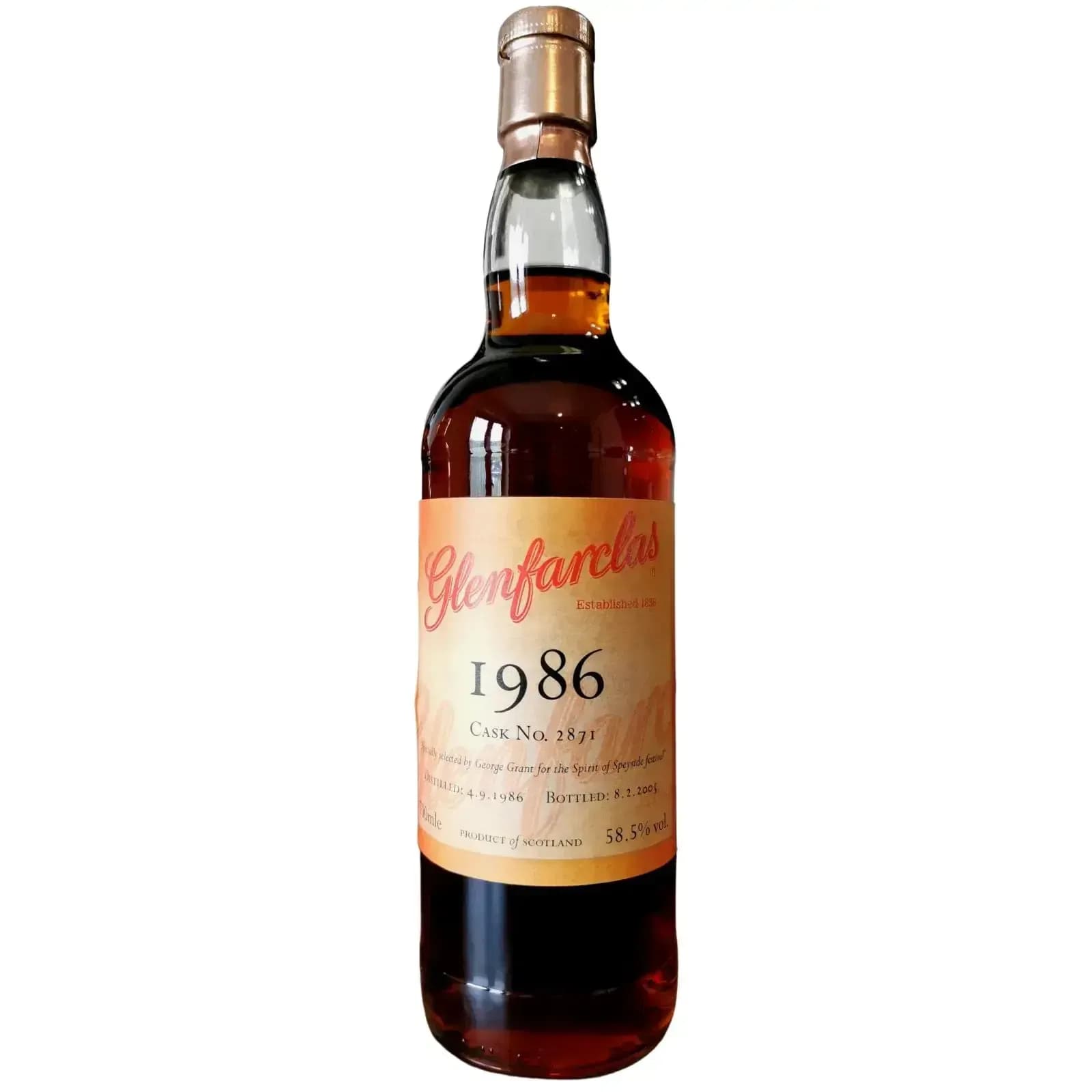 Glenfarclas 1986 Cask Nr.2871