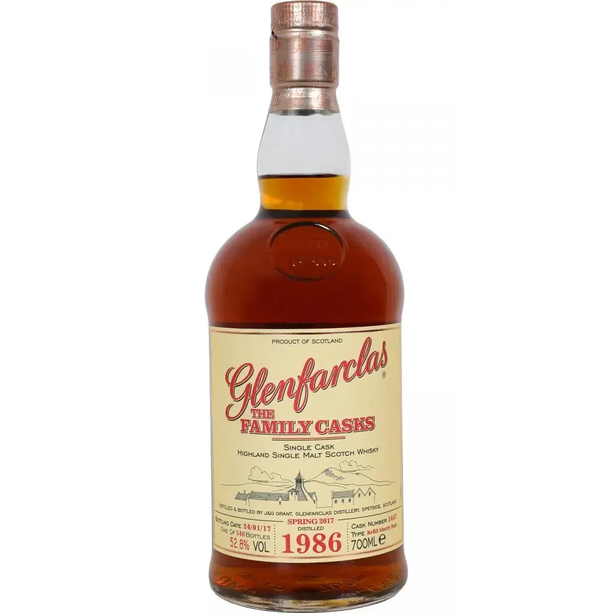 Glenfarclas 1986 Cask Nr.3447