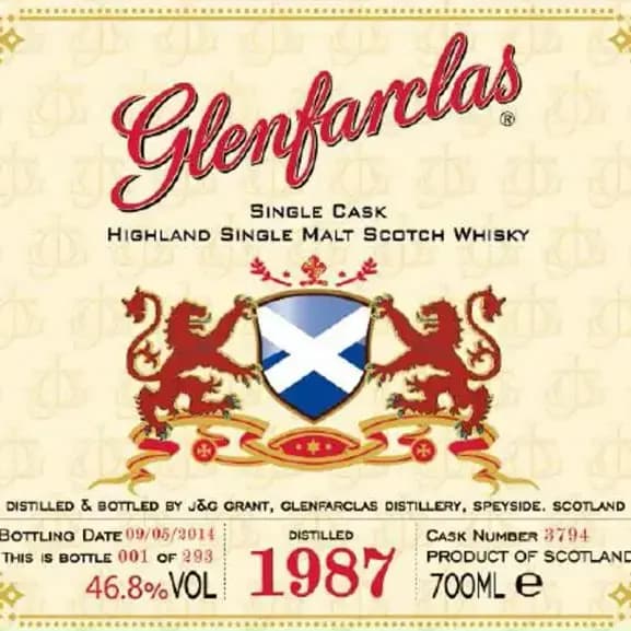 Glenfarclas 1987 Cask Nr.3794