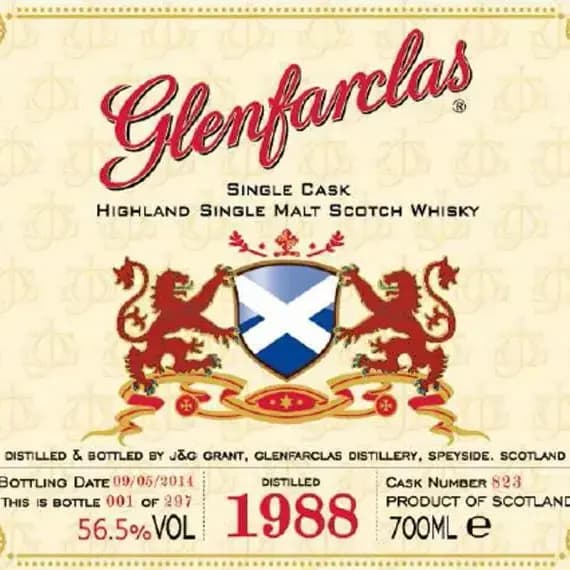 Glenfarclas 1988 Cask Nr.823