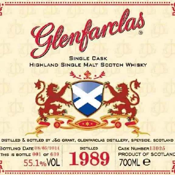 Glenfarclas 1989 Cask Nr.13025