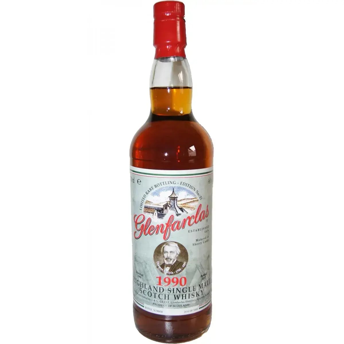 Glenfarclas 1990 Edition N21 Cask Nr.1195, 9472, 9520 - 9527