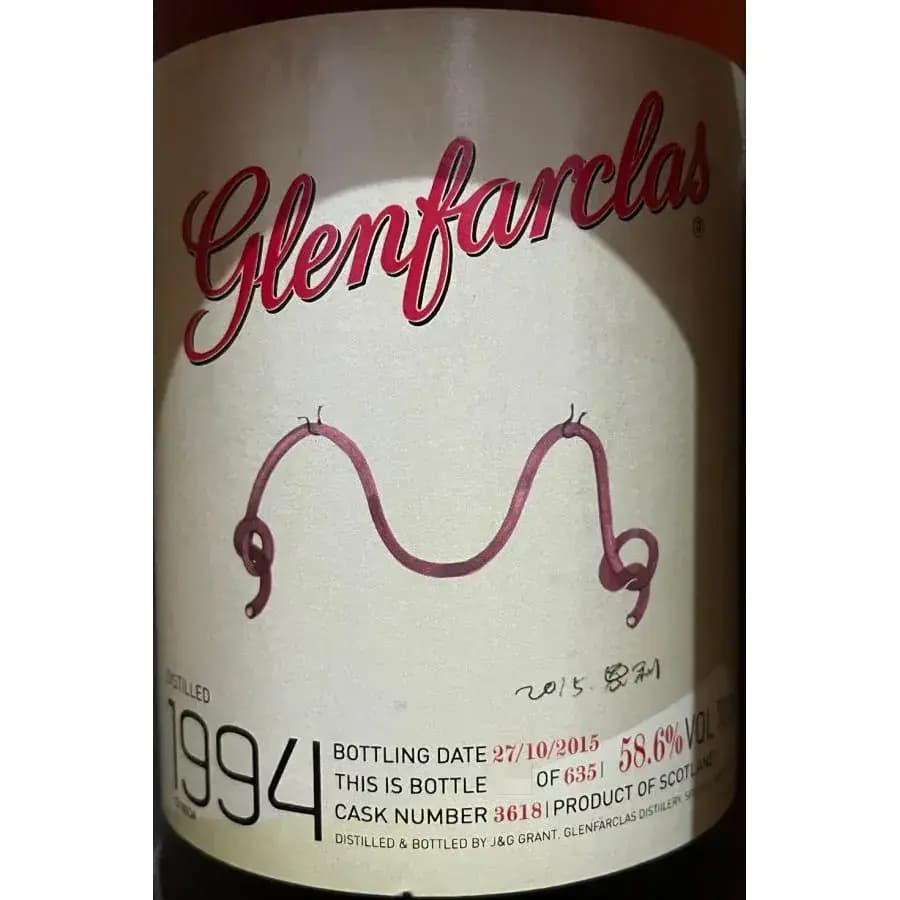 Glenfarclas 1994 Cask Nr.3618