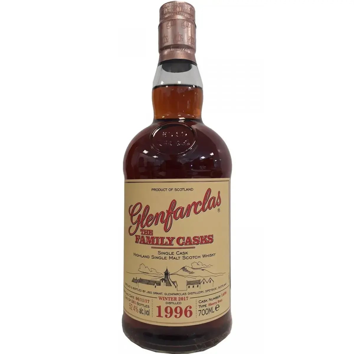 Glenfarclas 1996 Cask Nr.1498