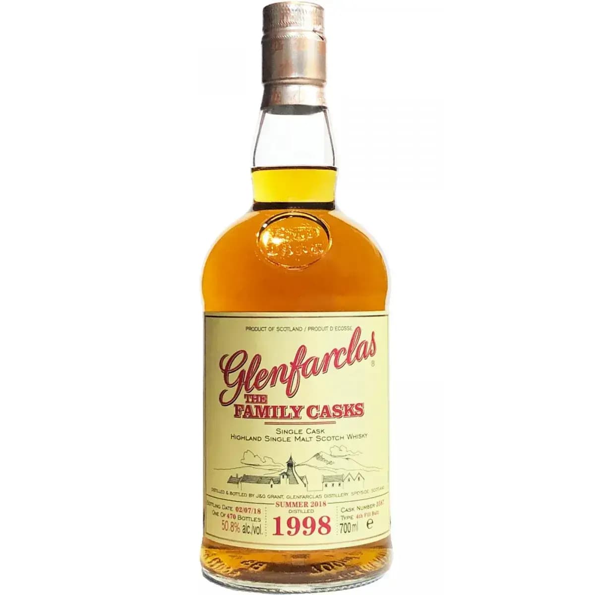 Glenfarclas 1998 Cask Nr.3587