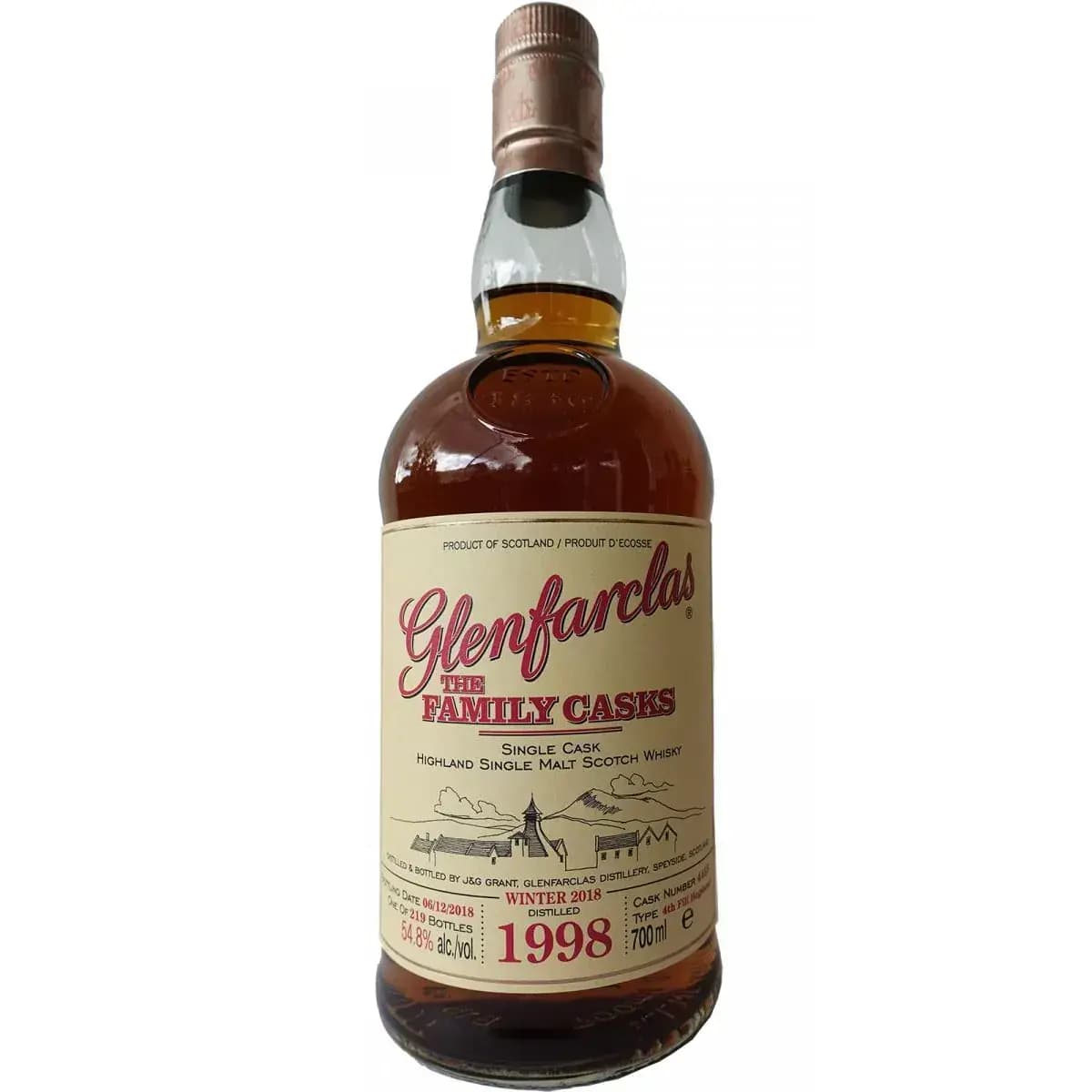 Glenfarclas 1998 Cask Nr.4455