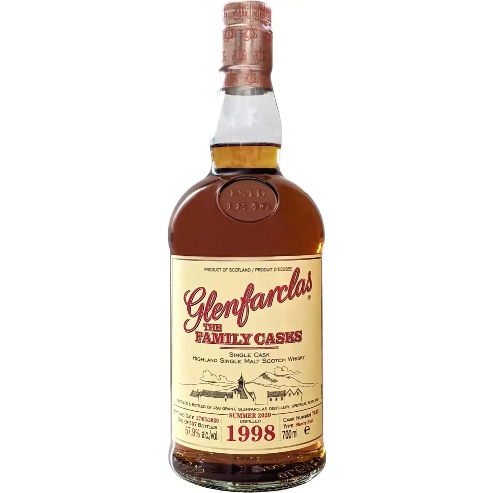Glenfarclas 1998 Cask Nr.7635